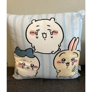 Chiikawa Square Cushion Pillow 45cm Brand New Open Box Usagi Hachiware